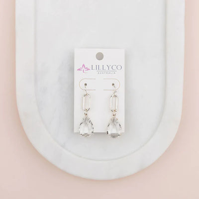 LillyCo Crystal Drop Earring