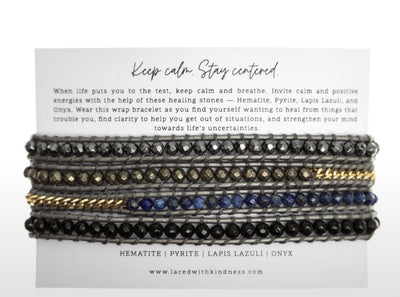 Wrap Bracelet Lapis Lazuli