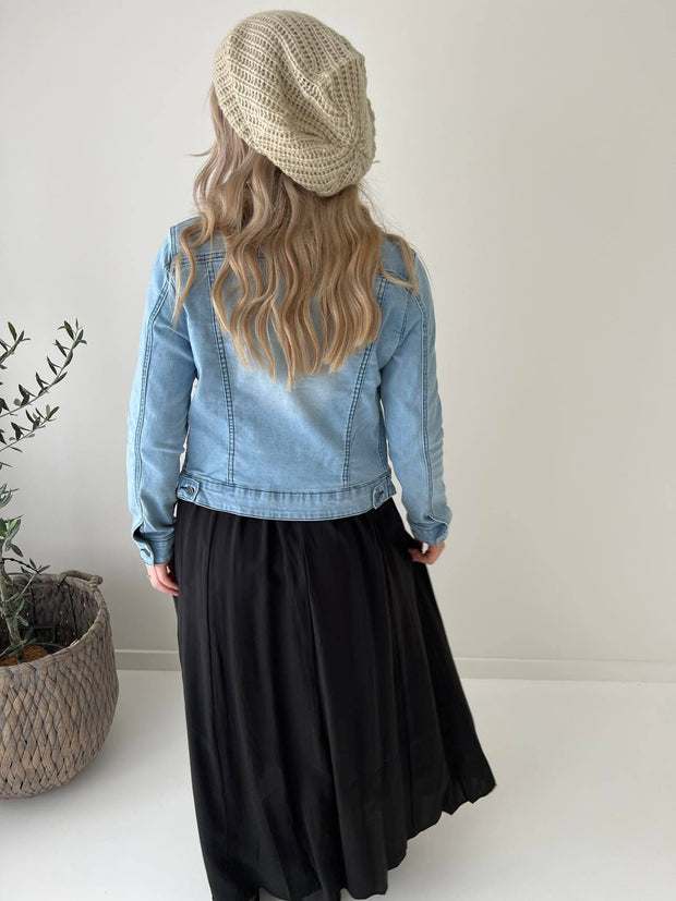 Renee Cropped Denim Jacket