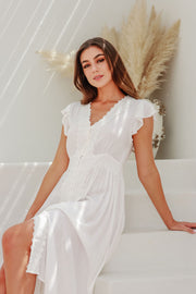 Alexa White Boho Dress
