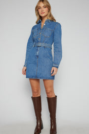 Dennay Denim Shirt Dress