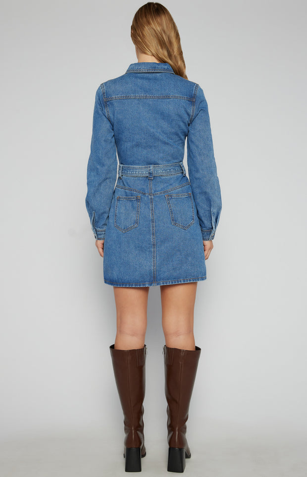 Dennay Denim Shirt Dress