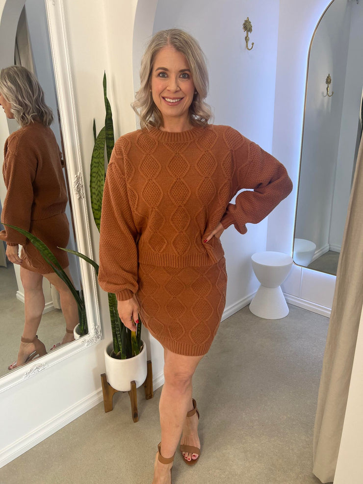 Isabella Textured Knit Set