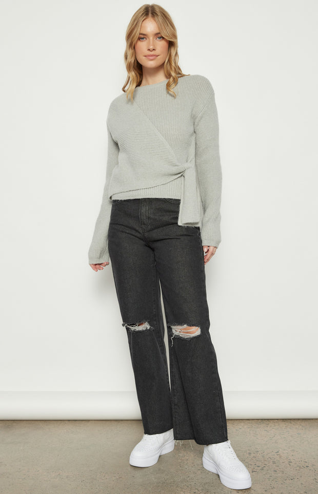 Jasmin Side Tie Knit Jumper