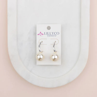 LillyCo Pearl Drop Earring