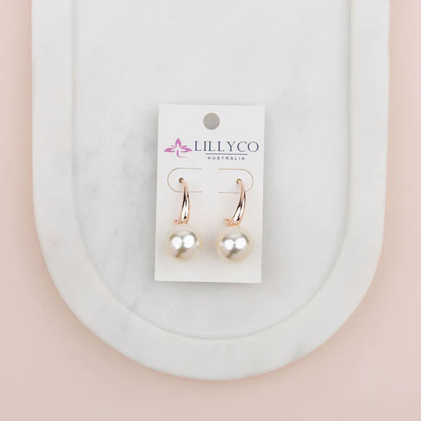 LillyCo Pearl Drop Earring