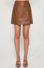 Sammy Faux Leather Skirt