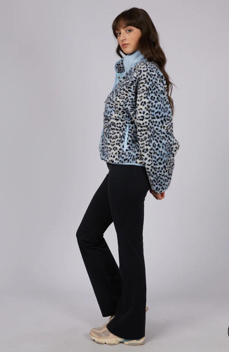 Snow Leopard Teddy Jacket