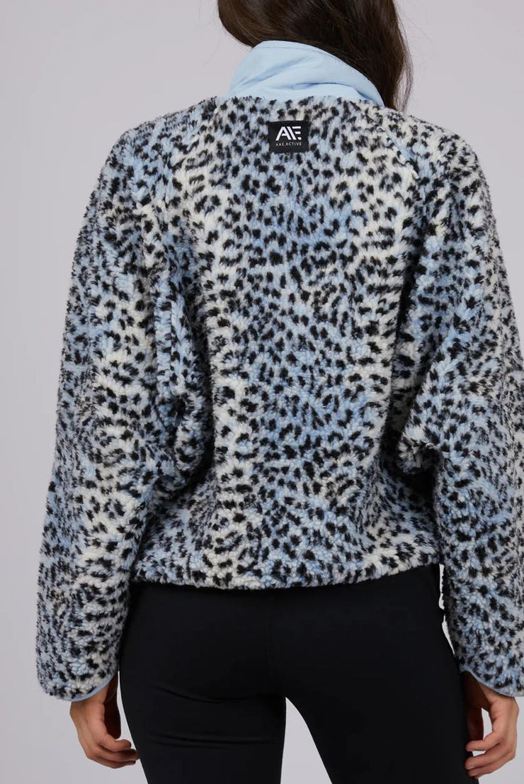 Snow Leopard Teddy Jacket