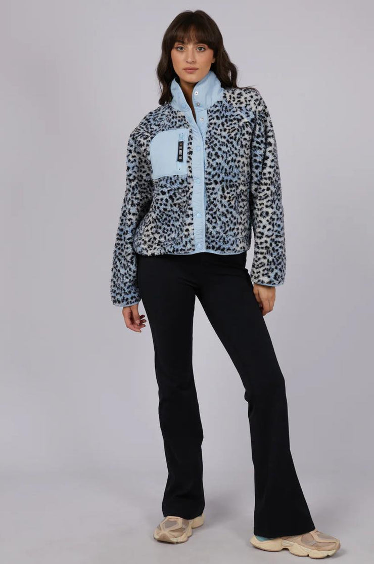 Snow Leopard Teddy Jacket