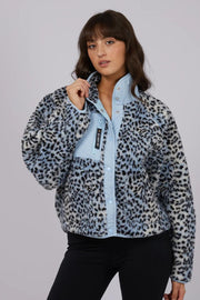 Snow Leopard Teddy Jacket