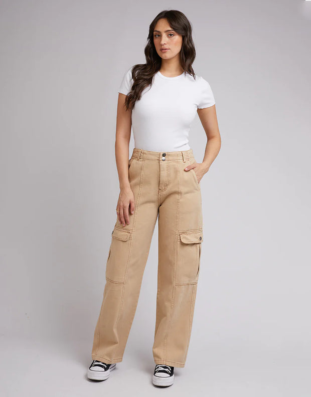 Stevie Cargo Pant - Bone