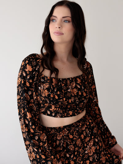 Cleo Floral Top