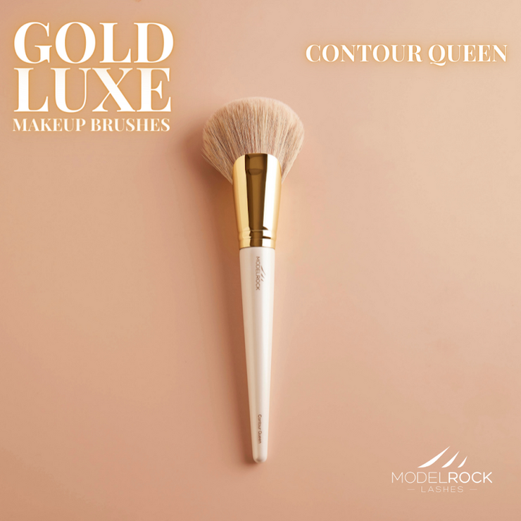Gold Luxe Contour Queen Brush