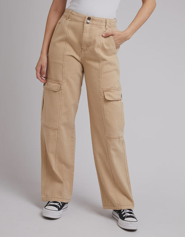 Stevie Cargo Pant - Bone